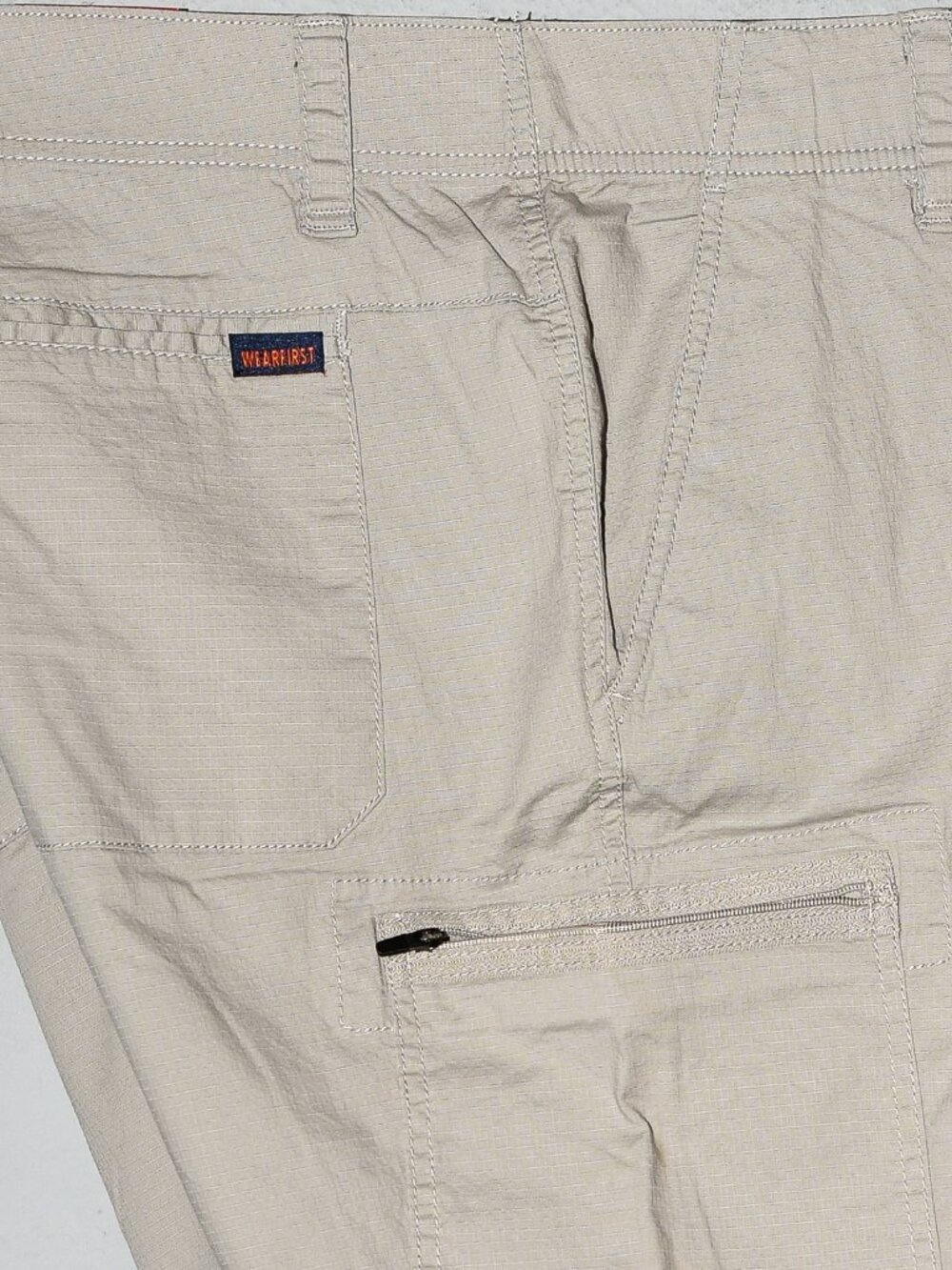 Men's Cargo Shorts - Black, Tan, Light Khaki - Picture 11 of 16